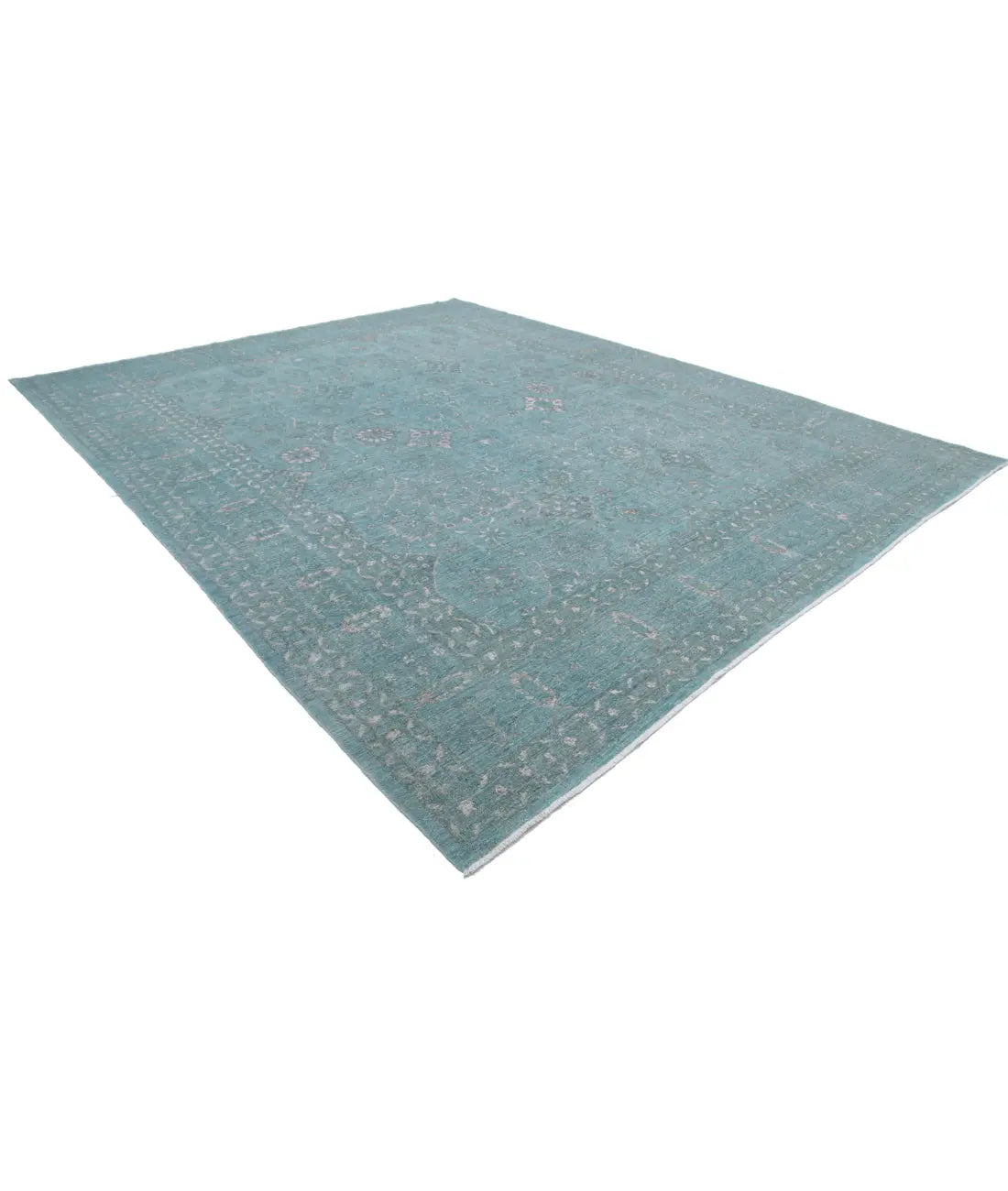 Tapis en laine d'onyx noué à la main - 12'0'' x 14'9''