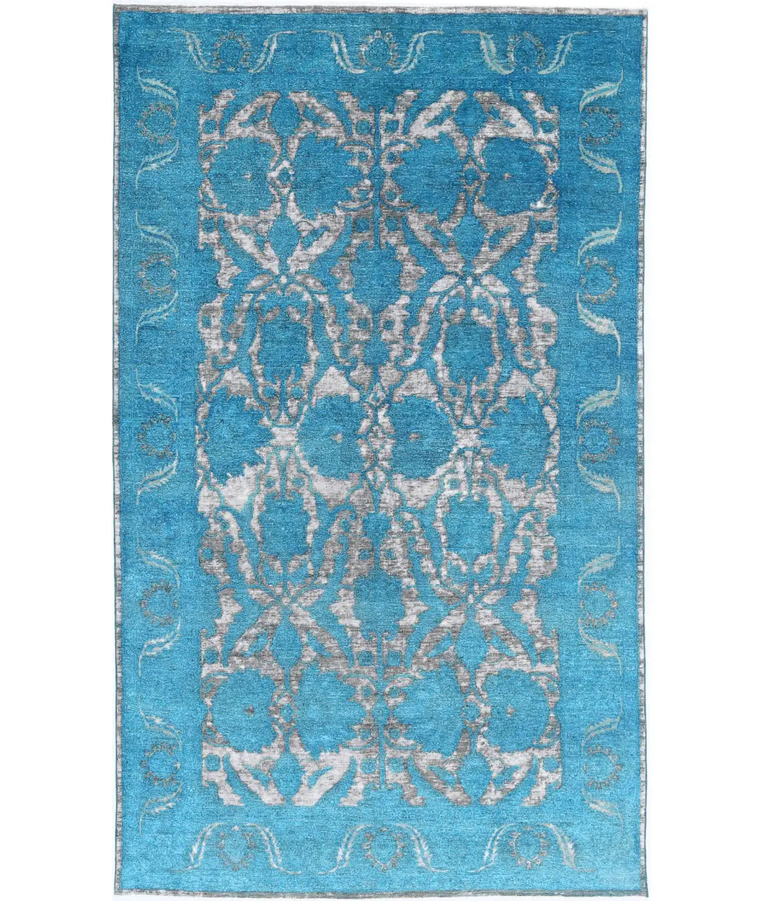 Hand Knotted Onyx Wool Rug - 5&#39;10&#39;&#39; x 10&#39;2&#39;&#39;