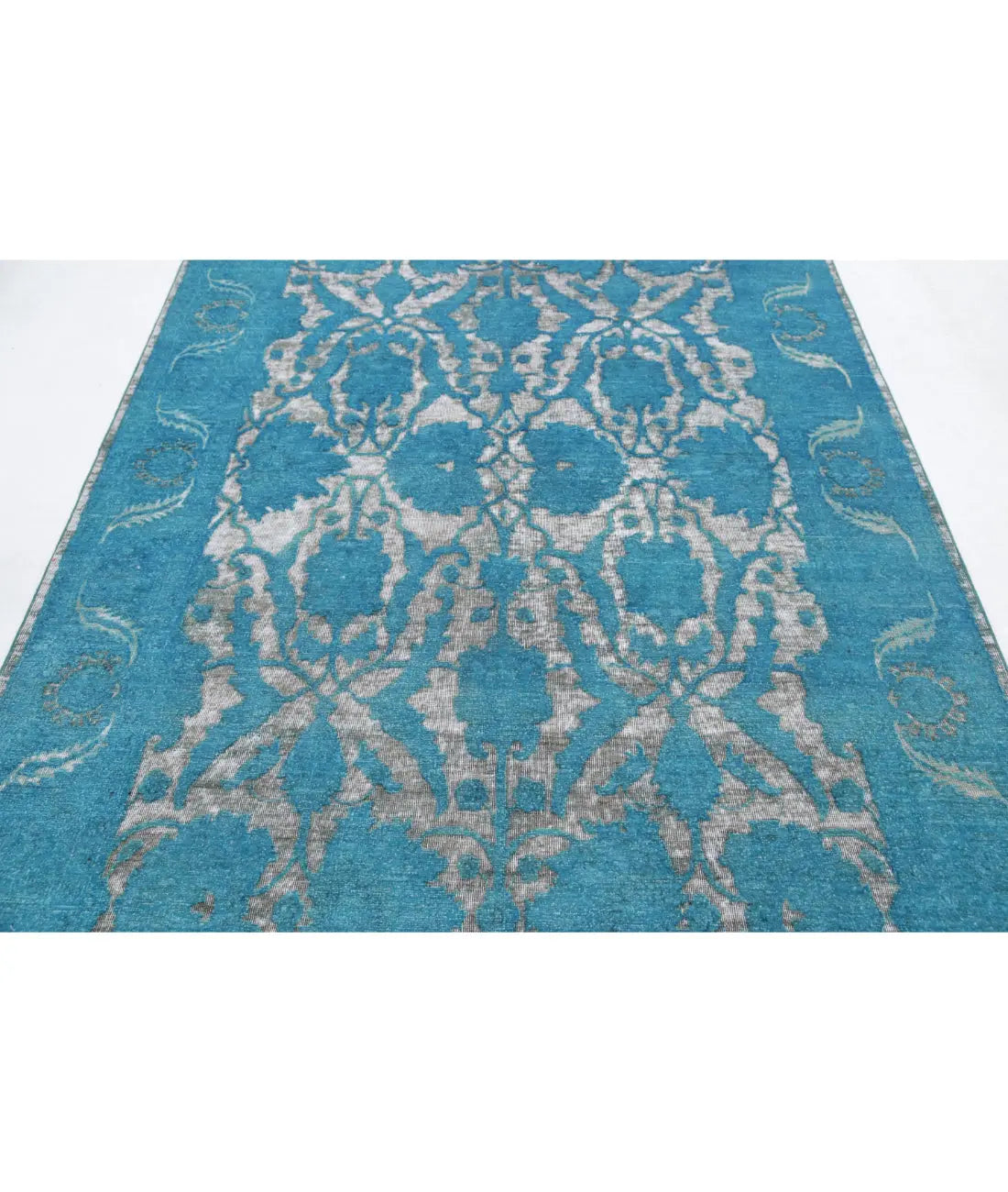 Hand Knotted Onyx Wool Rug - 5'10'' x 10'2''