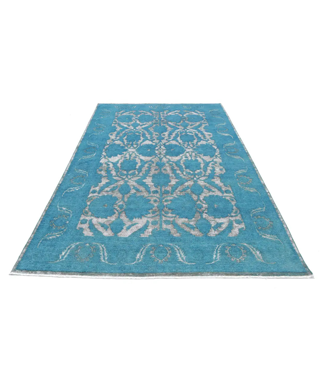 Hand Knotted Onyx Wool Rug - 5'10'' x 10'2''