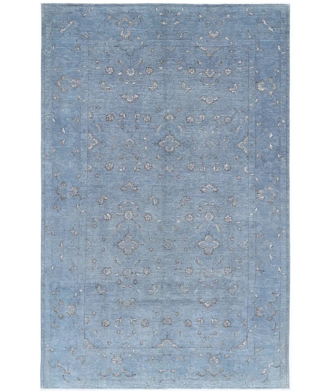 Hand Knotted Onyx Wool Rug - 5'10'' x 9'4''