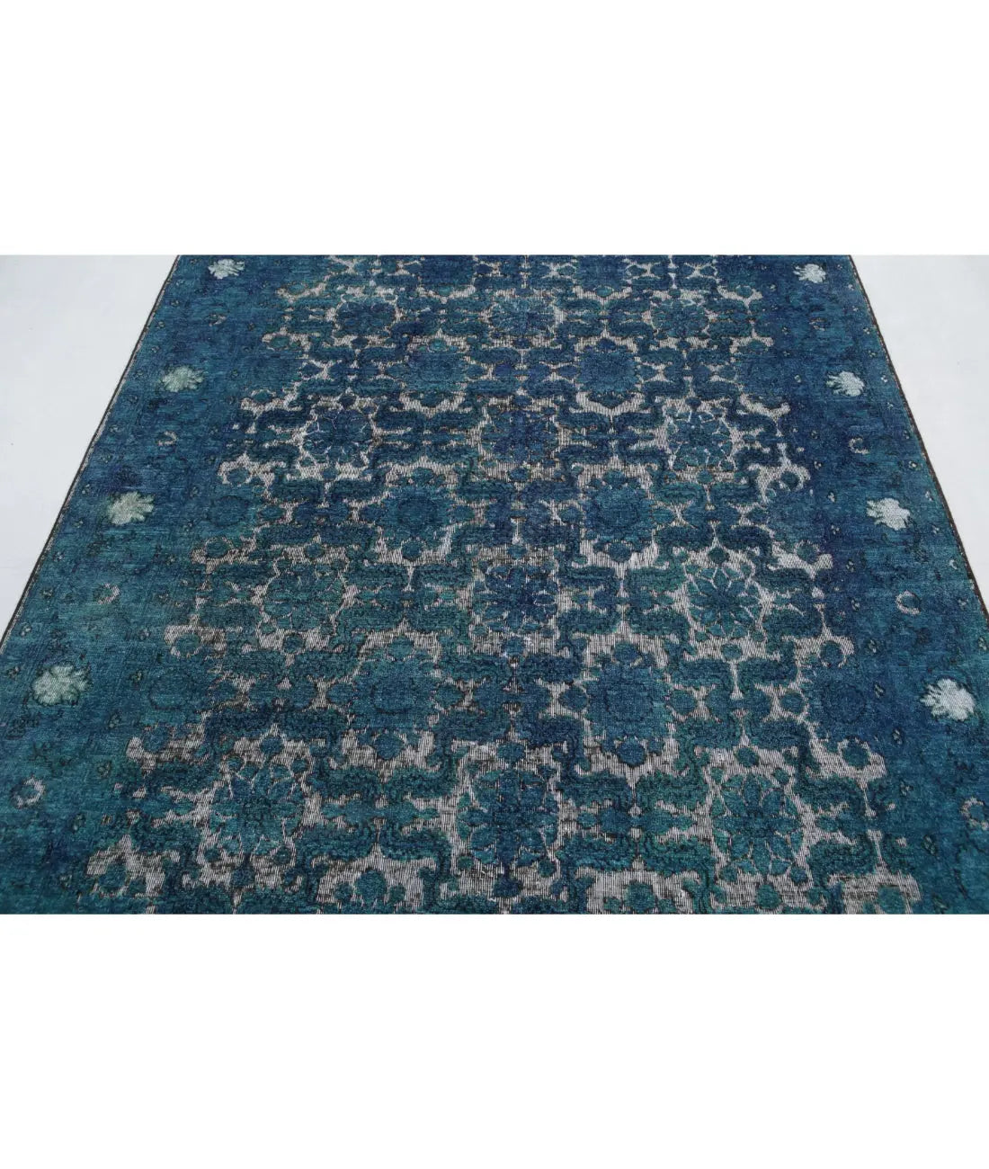 Hand Knotted Onyx Wool Rug - 5'9'' x 8'6''