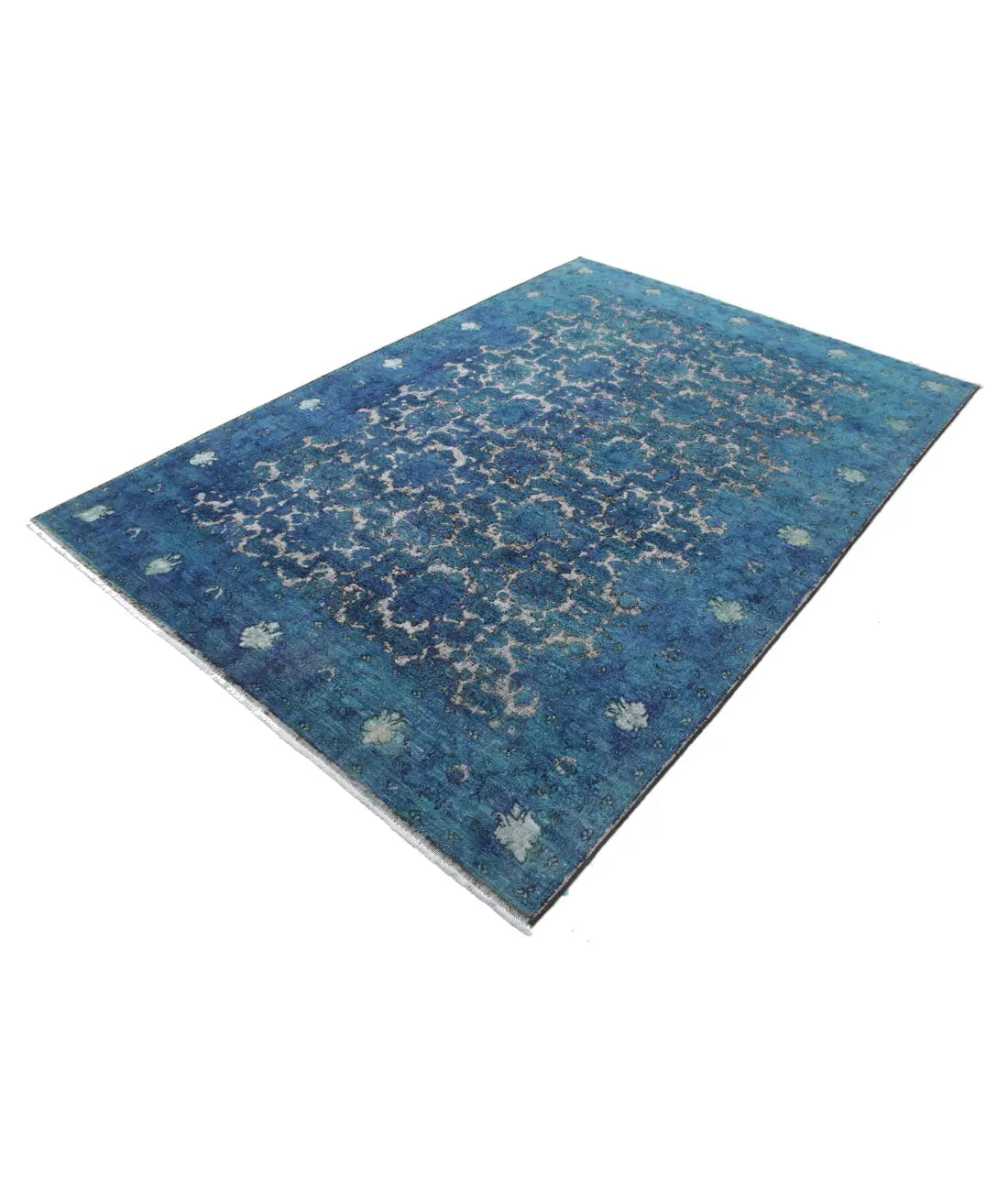 Hand Knotted Onyx Wool Rug - 5'9'' x 8'6''