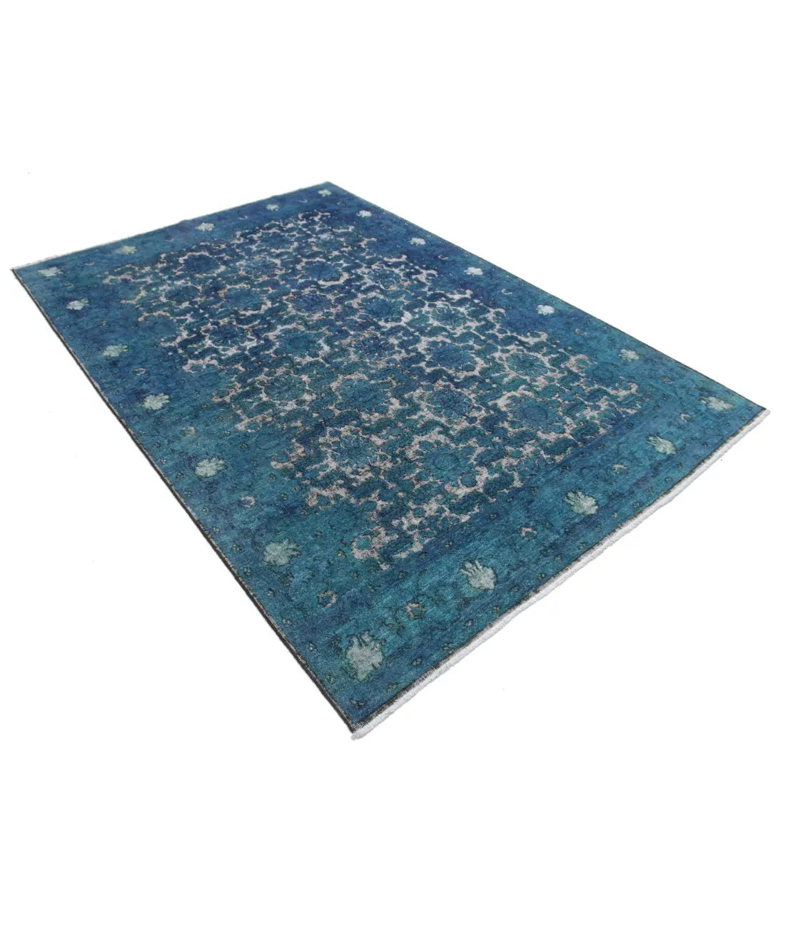 Hand Knotted Onyx Wool Rug - 5'9'' x 8'6''