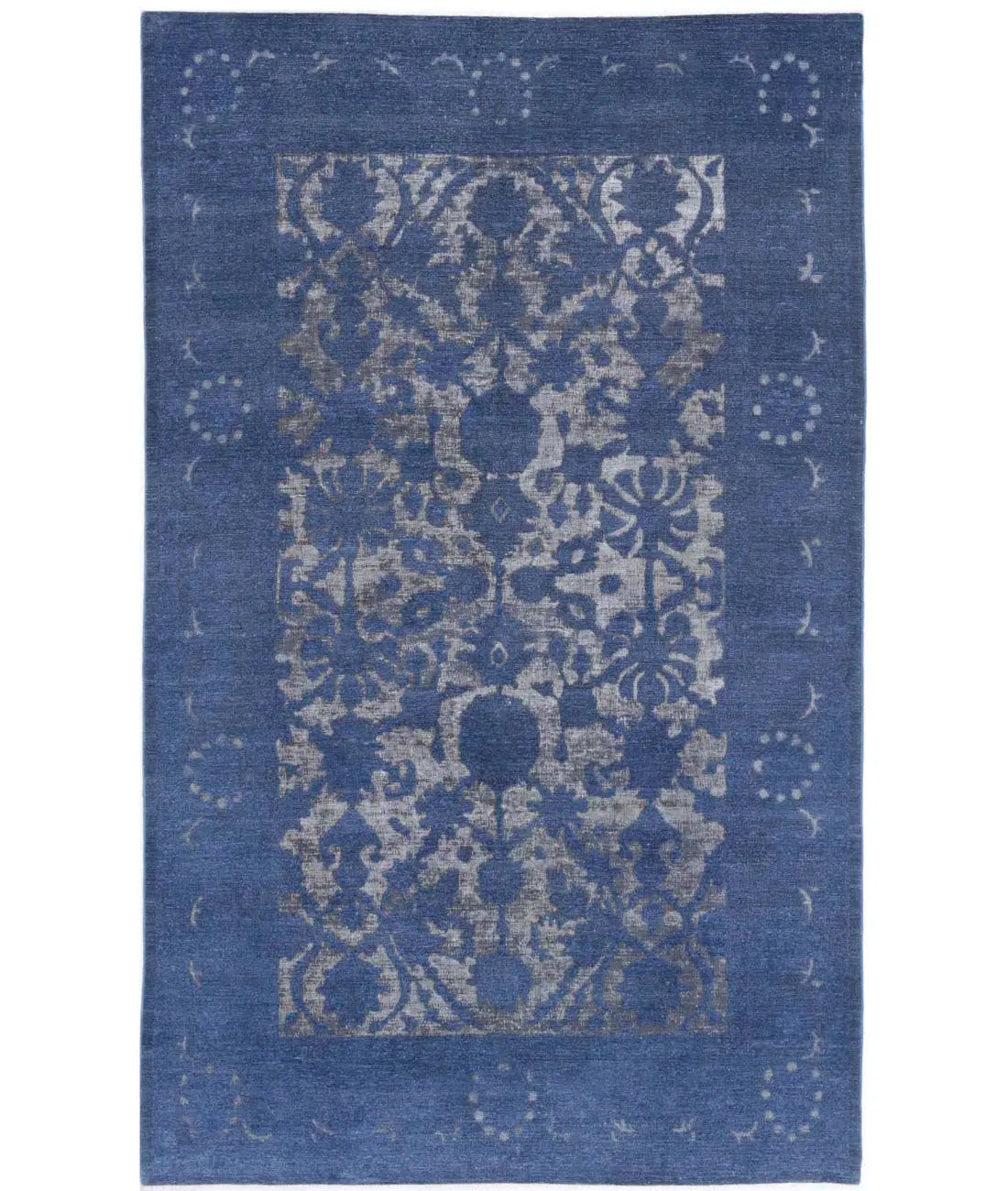 Hand Knotted Onyx Wool Rug - 5&#39;9&#39;&#39; x 9&#39;5&#39;&#39; - Arteverk Rugs Area rug