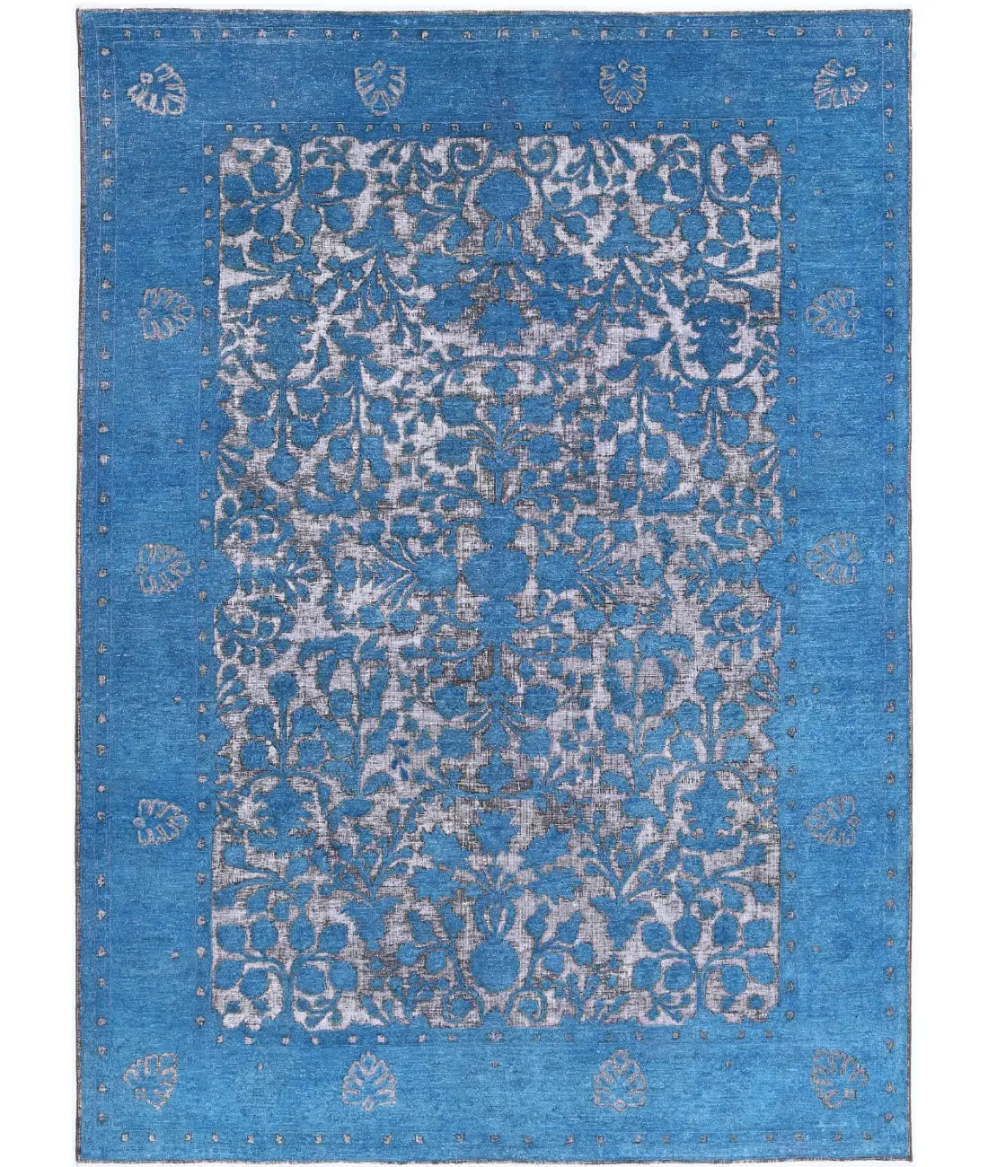 Hand Knotted Onyx Wool Rug - 6&#39;10&#39;&#39; x 9&#39;6&#39;&#39;