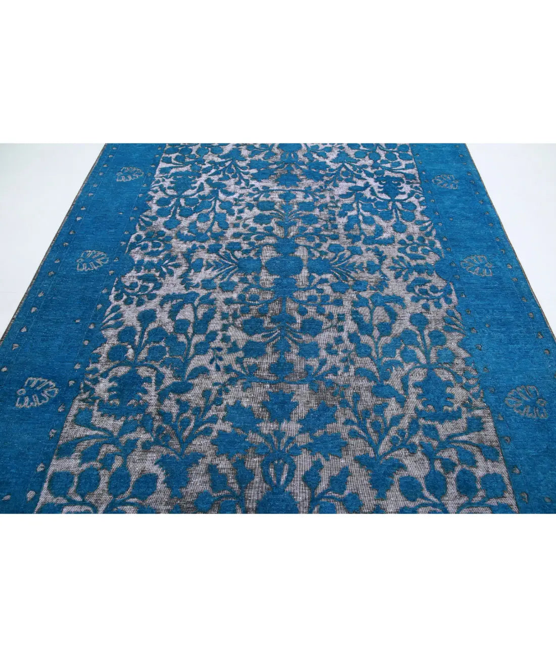 Hand Knotted Onyx Wool Rug - 6'10'' x 9'6''