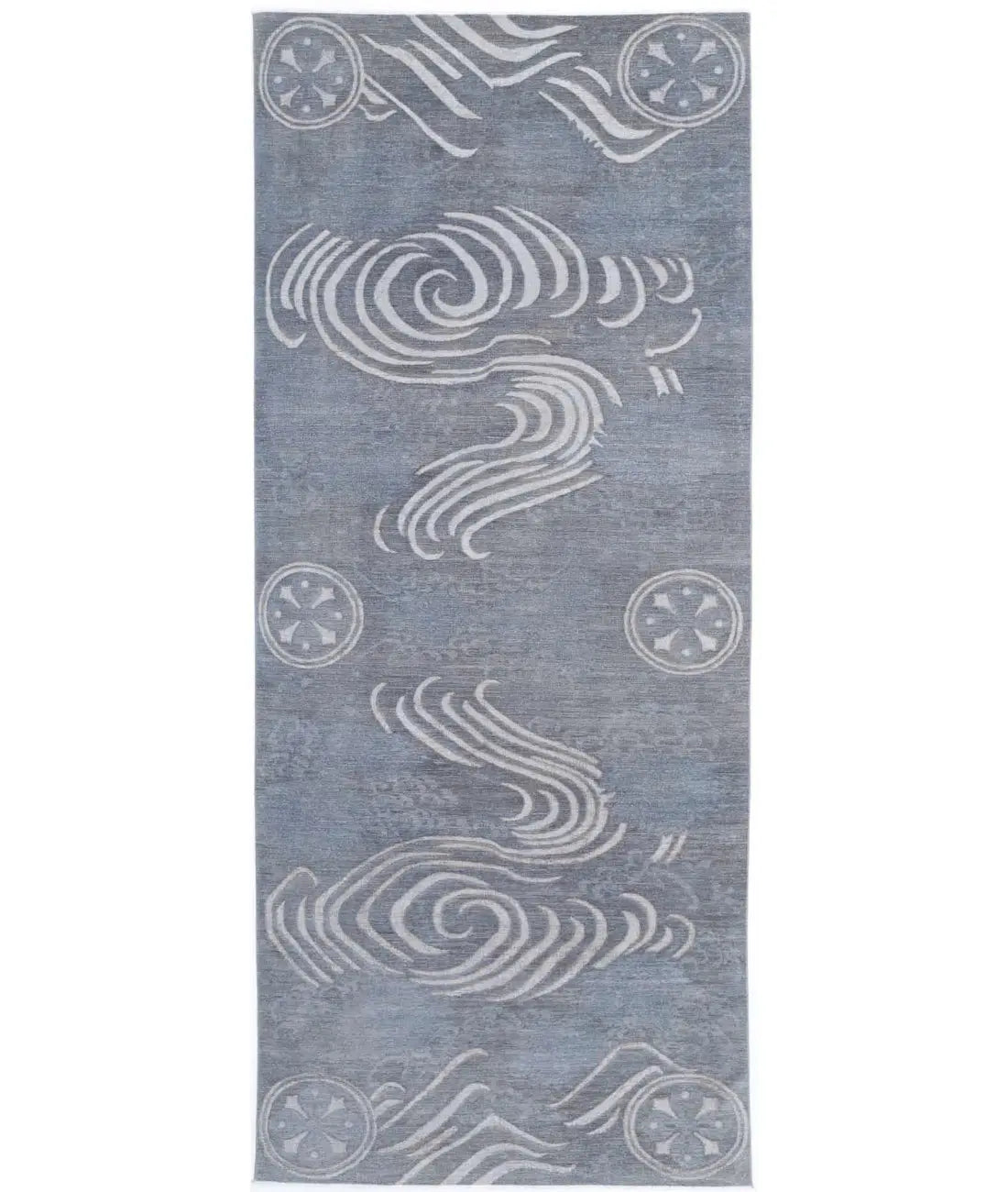 Hand Knotted Onyx Wool Rug - 6'1'' x 16'0'' - Arteverk Rugs Area rug