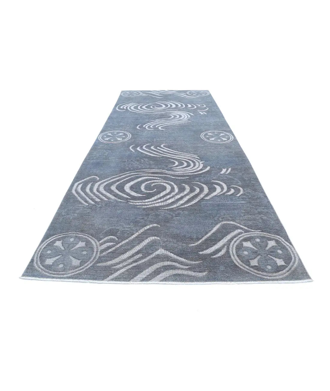 Hand Knotted Onyx Wool Rug - 6'1'' x 16'0'' - Arteverk Rugs Area rug