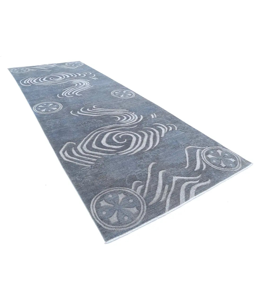 Hand Knotted Onyx Wool Rug - 6'1'' x 16'0'' - Arteverk Rugs Area rug