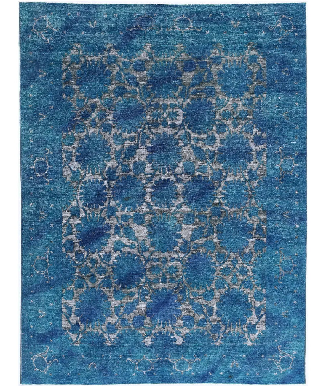 Hand Knotted Onyx Wool Rug - 6&#39;1&#39;&#39; x 8&#39;1&#39;&#39;