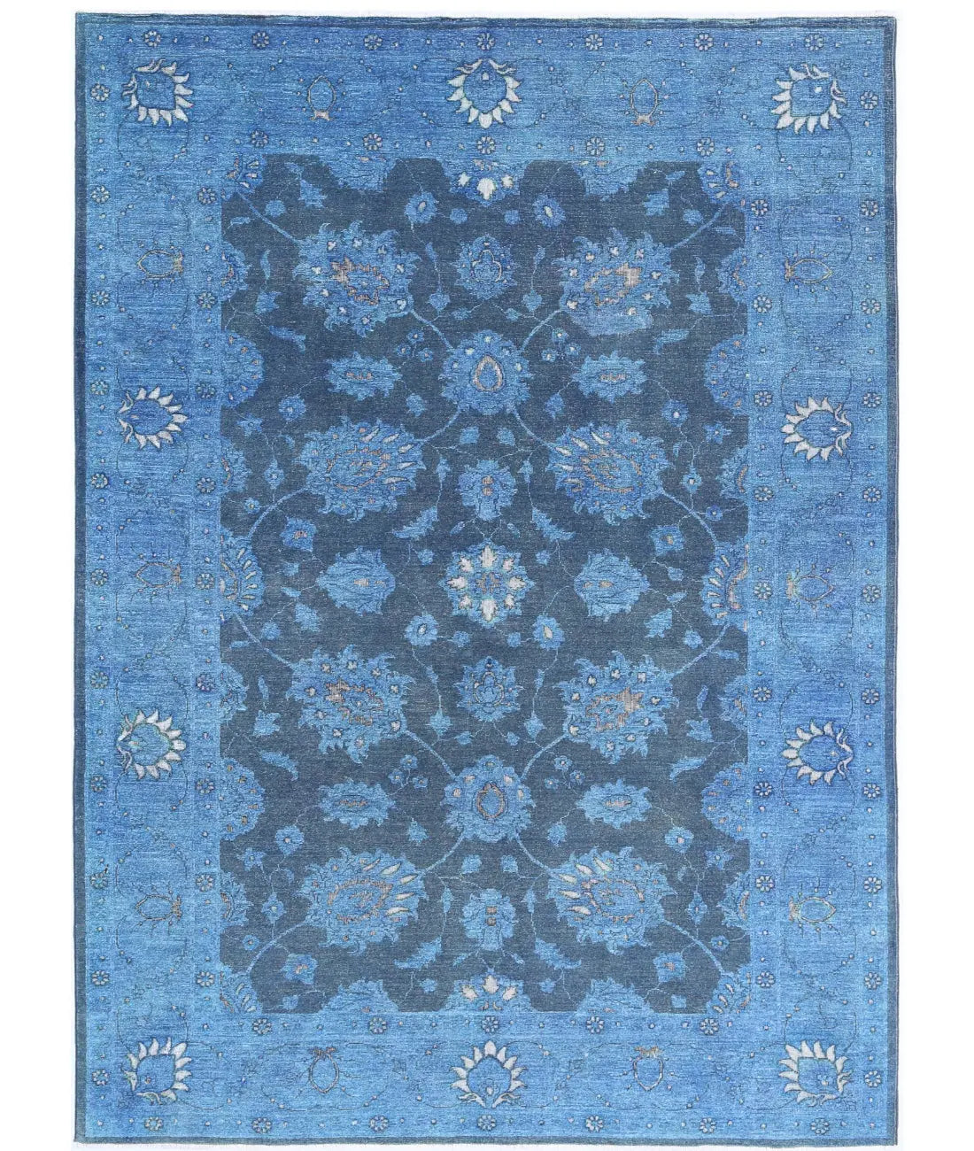 Hand Knotted Onyx Wool Rug - 6&#39;1&#39;&#39; x 8&#39;7&#39;&#39;