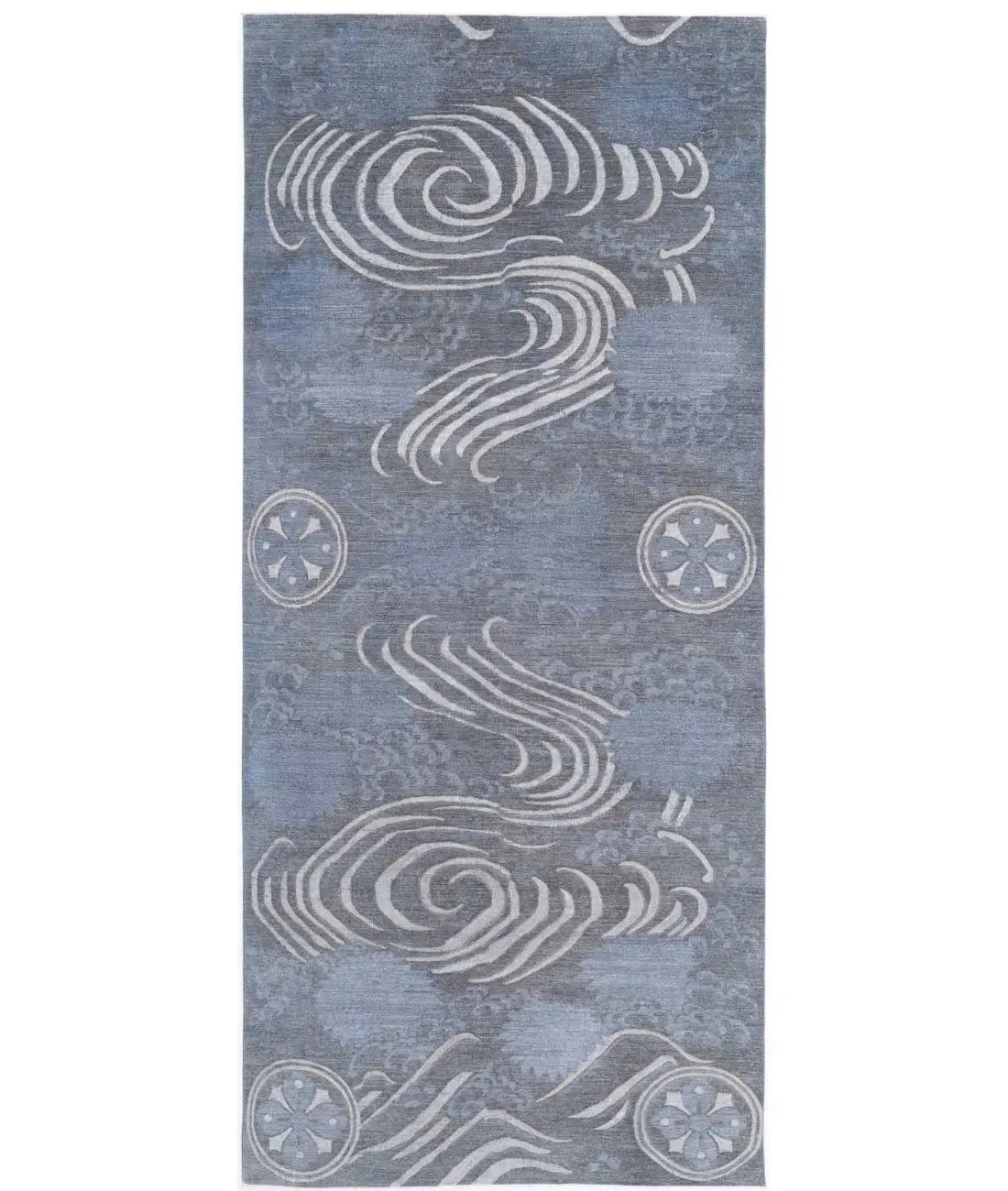 Hand Knotted Onyx Wool Rug - 6&#39;2&#39;&#39; x 14&#39;6&#39;&#39; - Arteverk Rugs Area rug