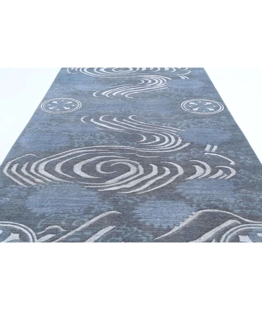 Hand Knotted Onyx Wool Rug - 6'2'' x 14'6'' - Arteverk Rugs Area rug