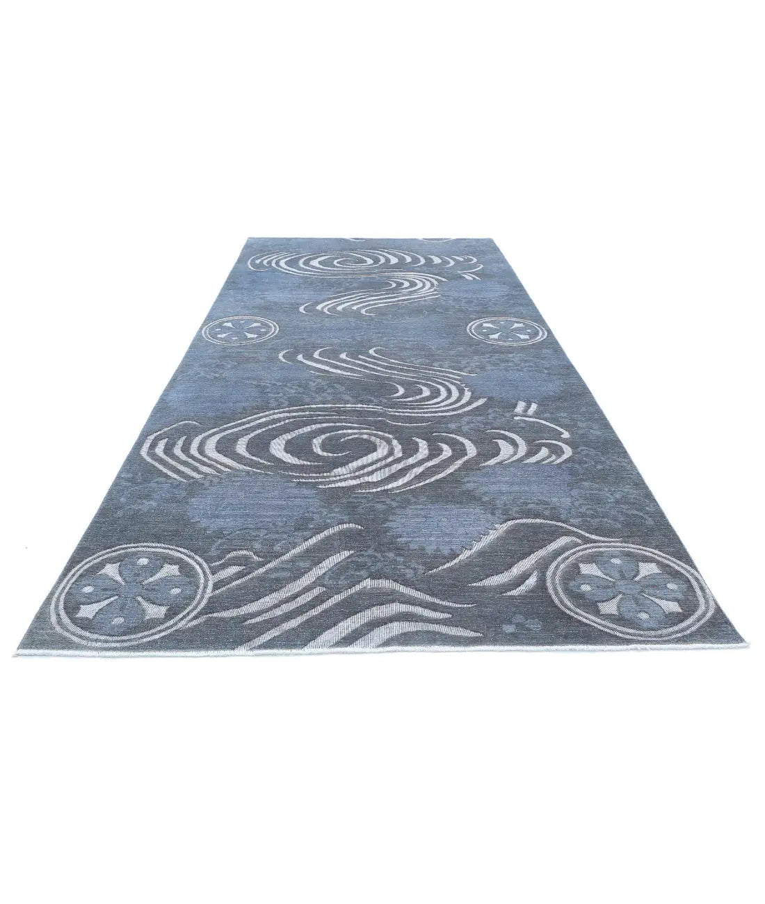 Hand Knotted Onyx Wool Rug - 6'2'' x 14'6'' - Arteverk Rugs Area rug