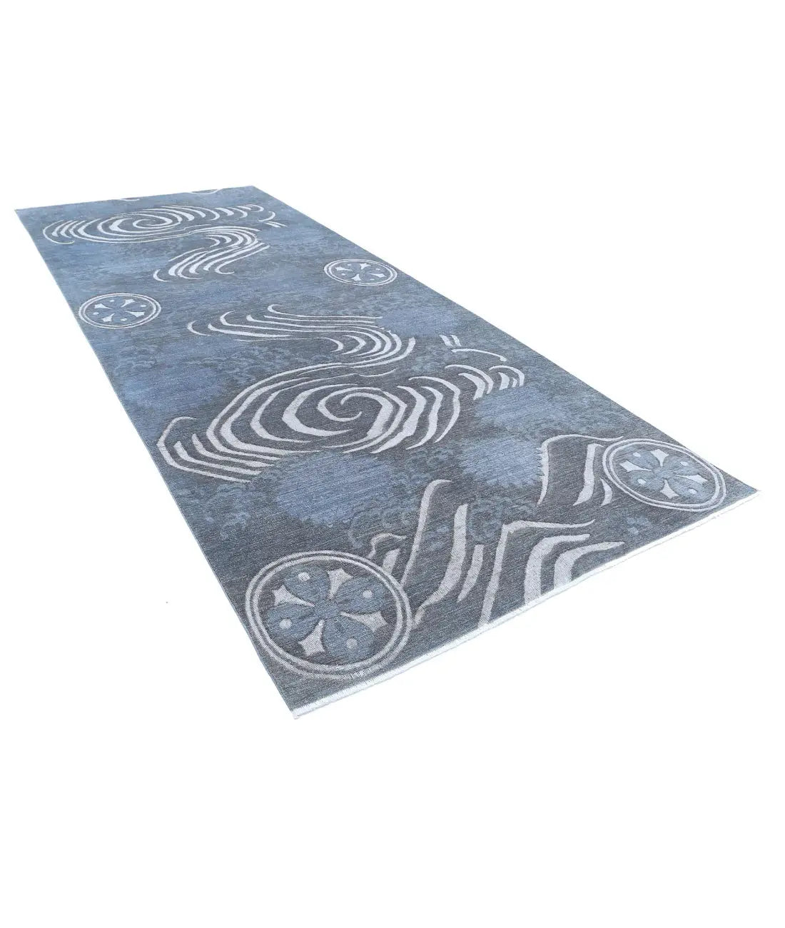 Hand Knotted Onyx Wool Rug - 6'2'' x 14'6'' - Arteverk Rugs Area rug