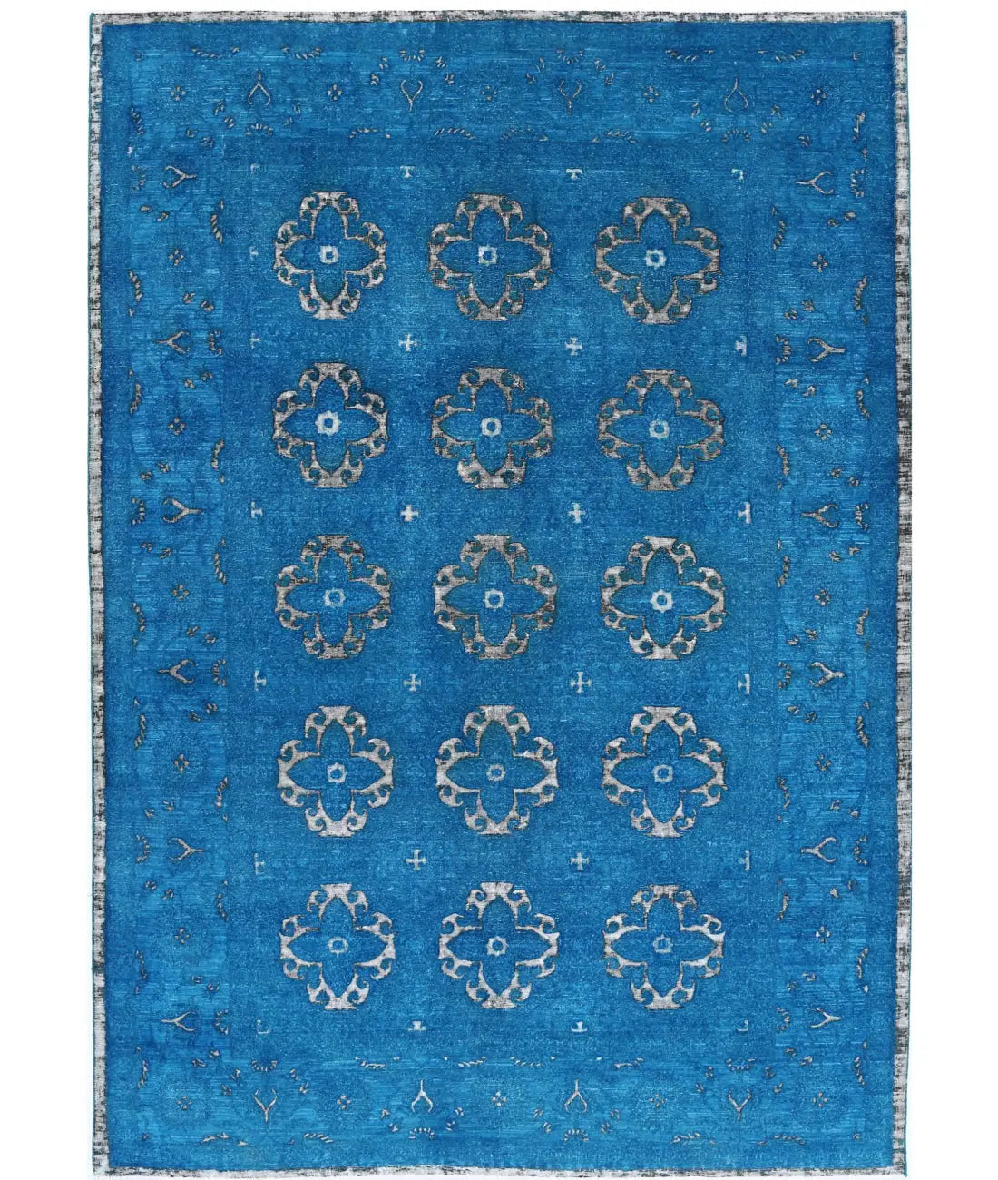 Hand Knotted Onyx Wool Rug - 6&#39;2&#39;&#39; x 8&#39;8&#39;&#39;