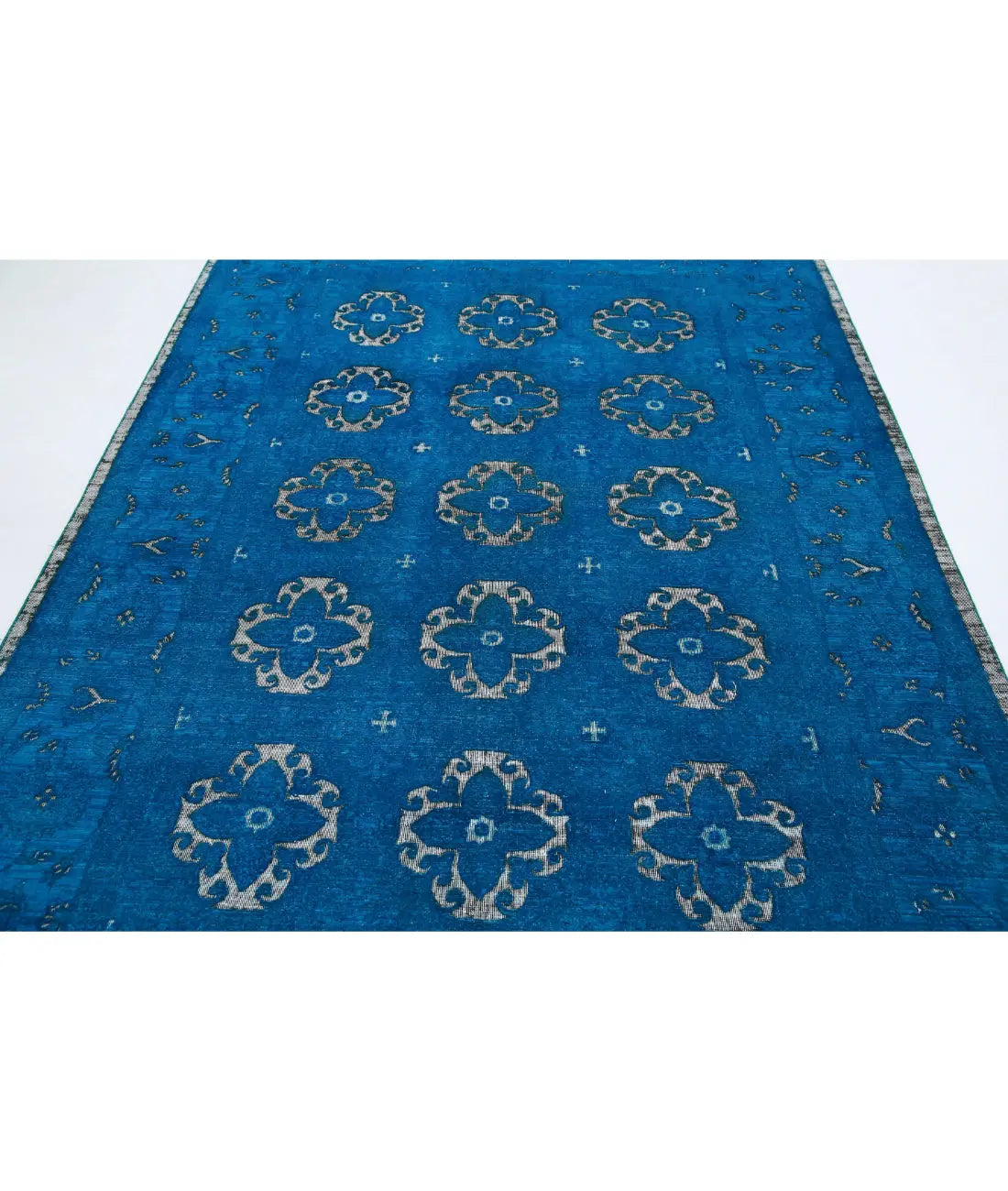 Hand Knotted Onyx Wool Rug - 6'2'' x 8'8''