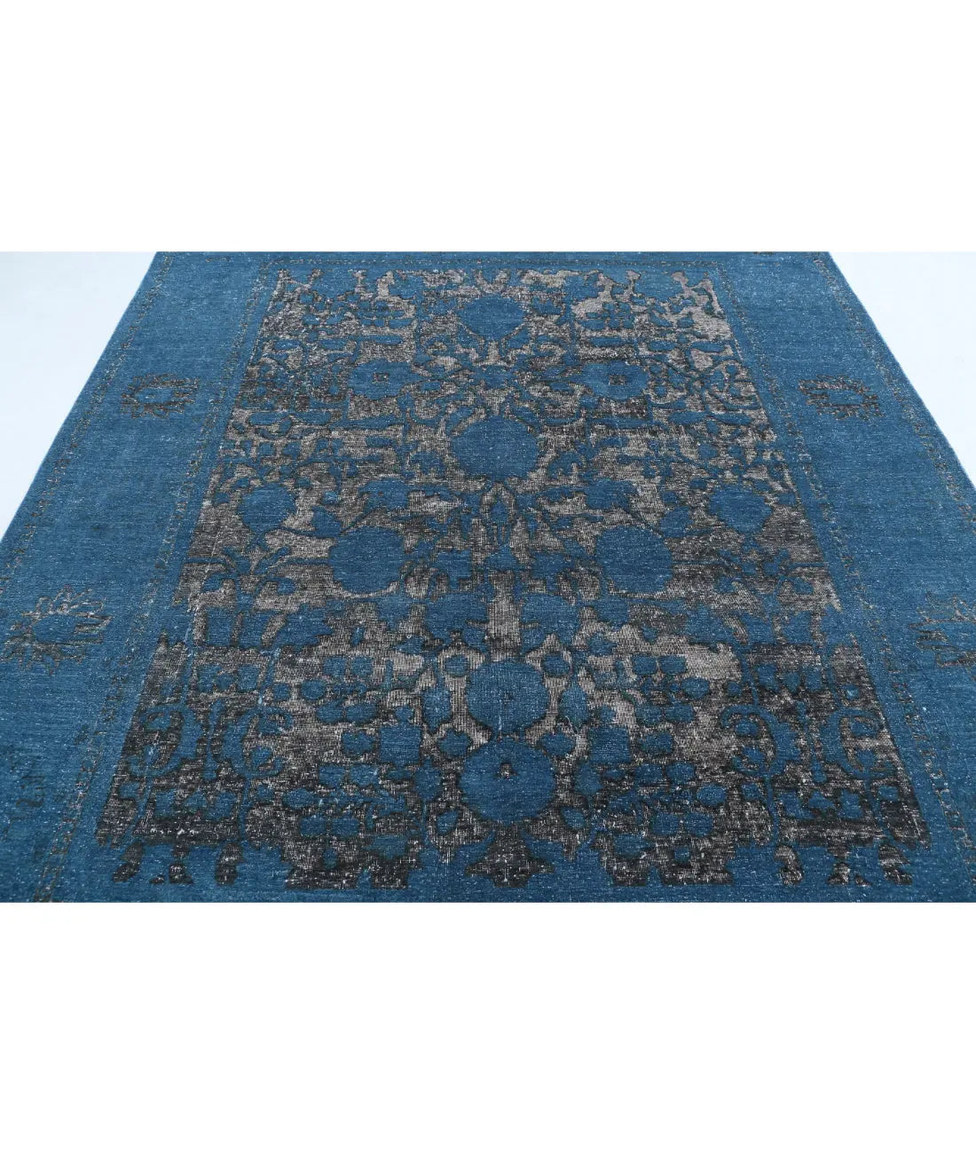 Hand Knotted Onyx Wool Rug - 7'10'' x 9'3'' - Arteverk Rugs Area rug