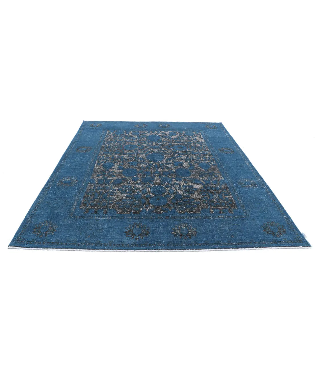 Hand Knotted Onyx Wool Rug - 7'10'' x 9'3'' - Arteverk Rugs Area rug