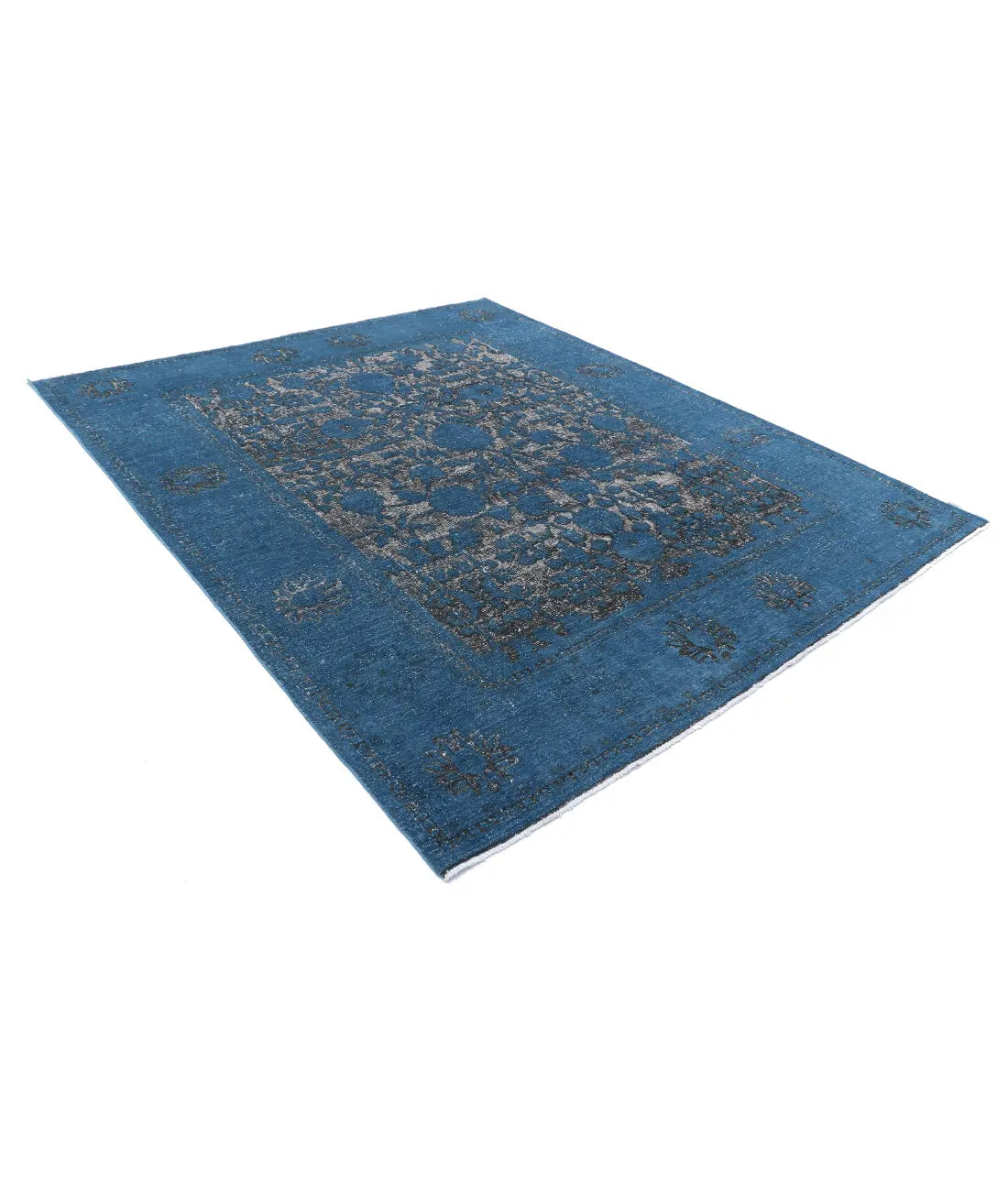 Hand Knotted Onyx Wool Rug - 7'10'' x 9'3'' - Arteverk Rugs Area rug