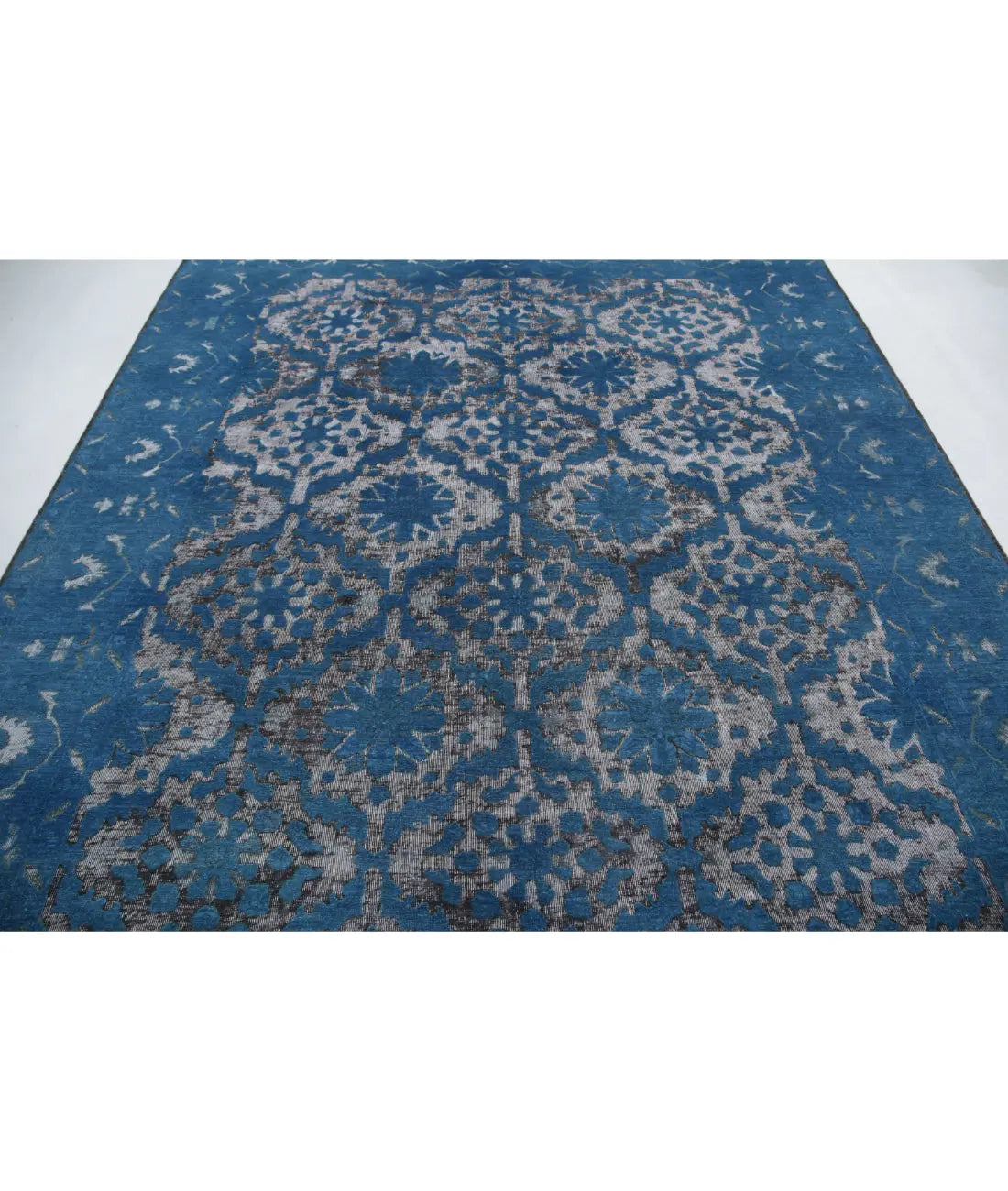 Hand Knotted Onyx Wool Rug - 7'10'' x 9'8''