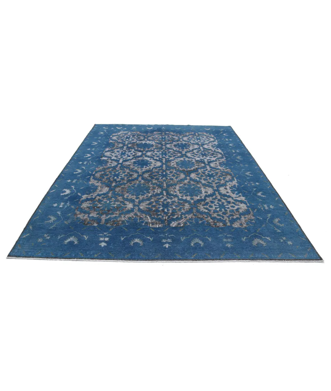 Hand Knotted Onyx Wool Rug - 7'10'' x 9'8''