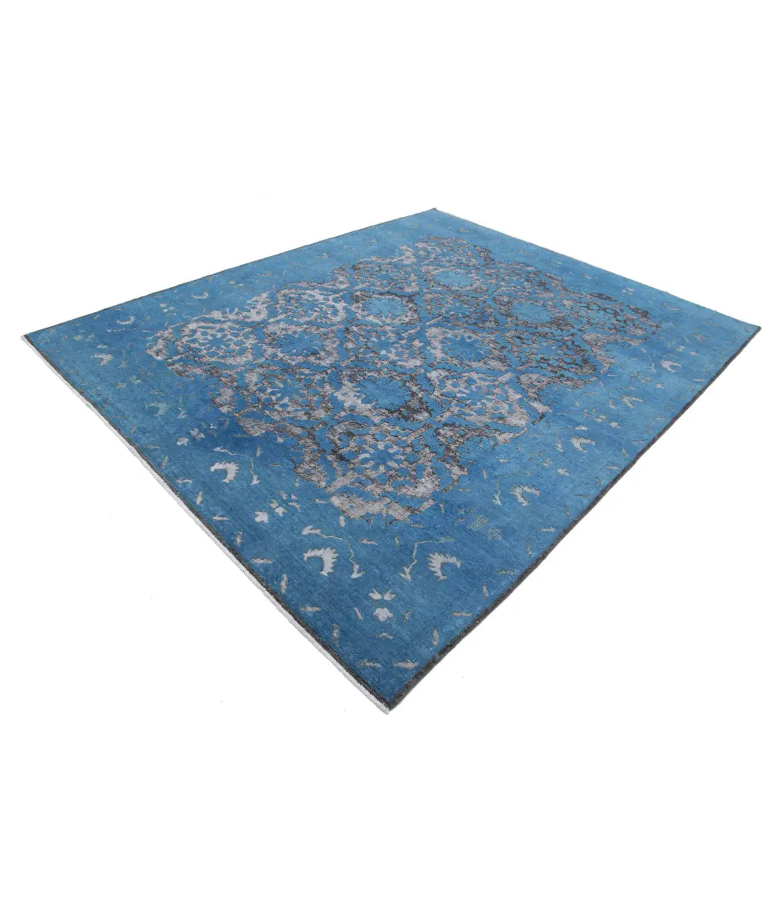 Hand Knotted Onyx Wool Rug - 7'10'' x 9'8''