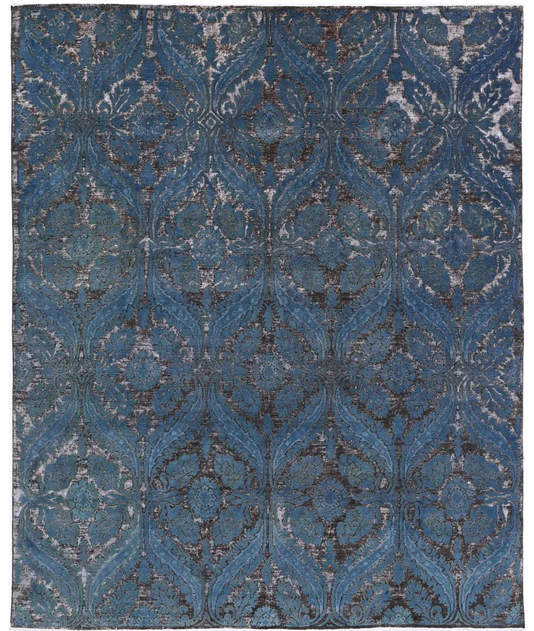 Hand Knotted Onyx Wool Rug - 7&#39;11&#39;&#39; x 9&#39;11&#39;&#39;