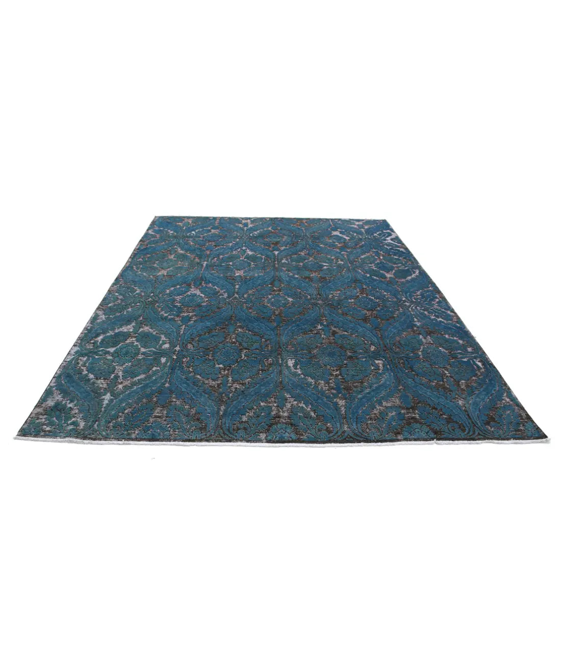 Hand Knotted Onyx Wool Rug - 7'11'' x 9'11''