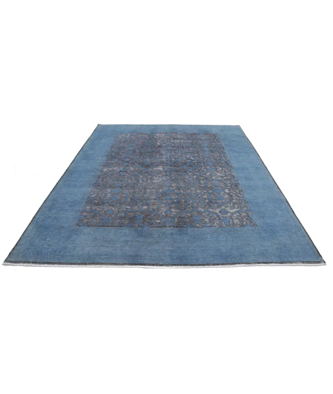 Hand Knotted Onyx Wool Rug - 7'8'' x 9'7''