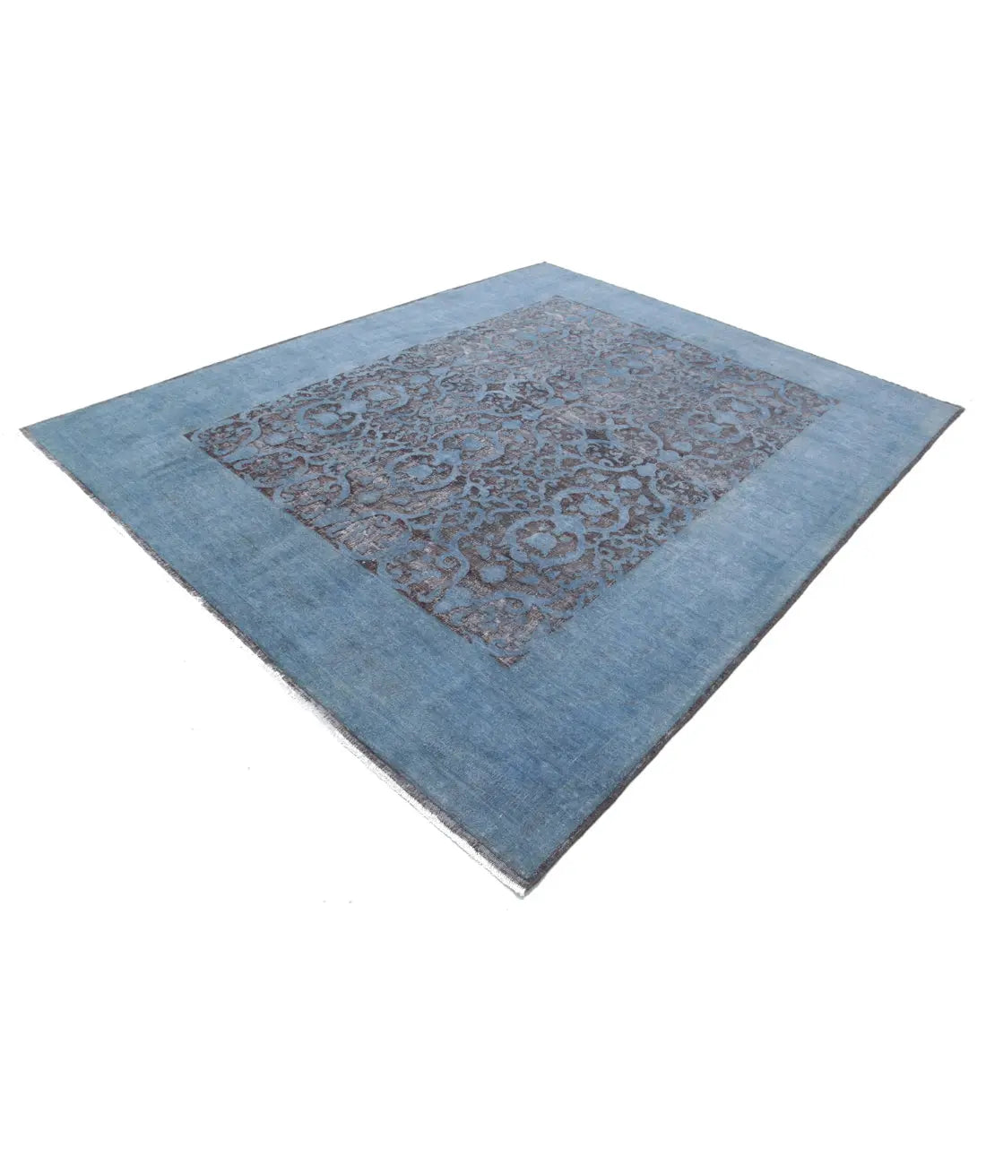 Hand Knotted Onyx Wool Rug - 7'8'' x 9'7''