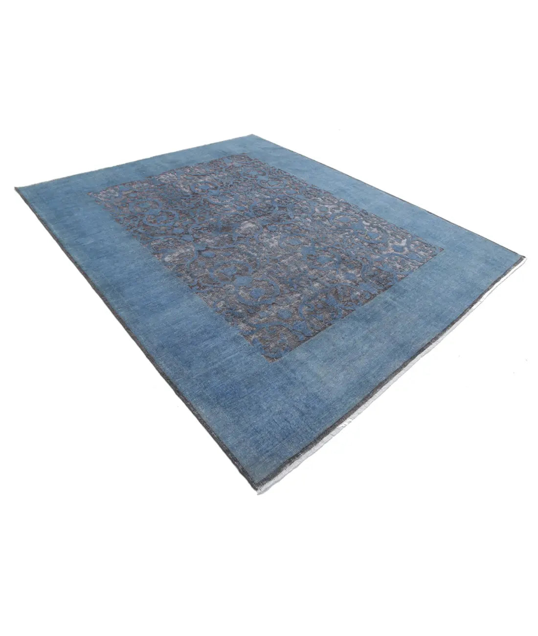 Hand Knotted Onyx Wool Rug - 7'8'' x 9'7''