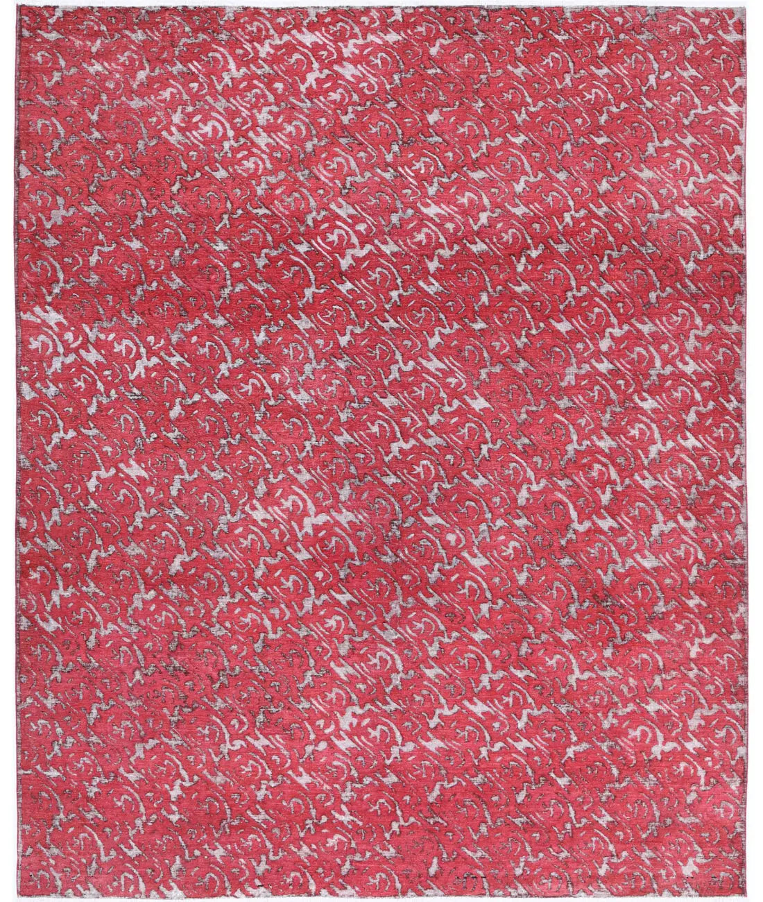 Hand Knotted Onyx Wool Rug - 7&#39;9&#39;&#39; x 9&#39;10&#39;&#39;