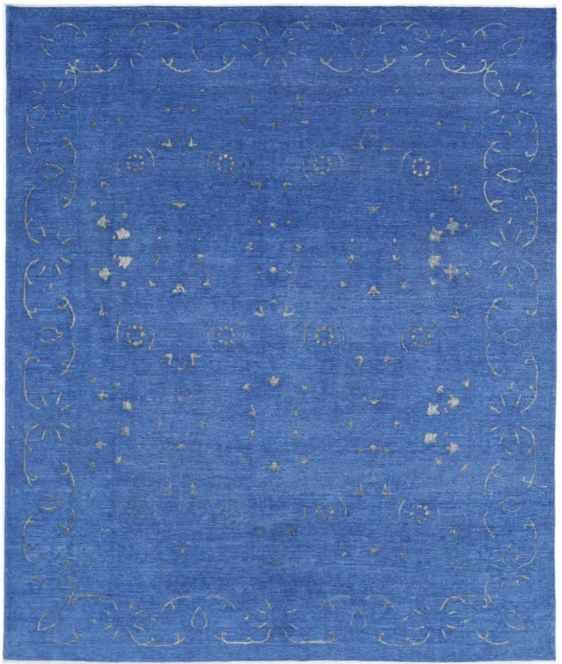 Hand Knotted Onyx Wool Rug - 8&#39;0&#39;&#39; x 9&#39;7&#39;&#39; - Arteverk Rugs Area rug