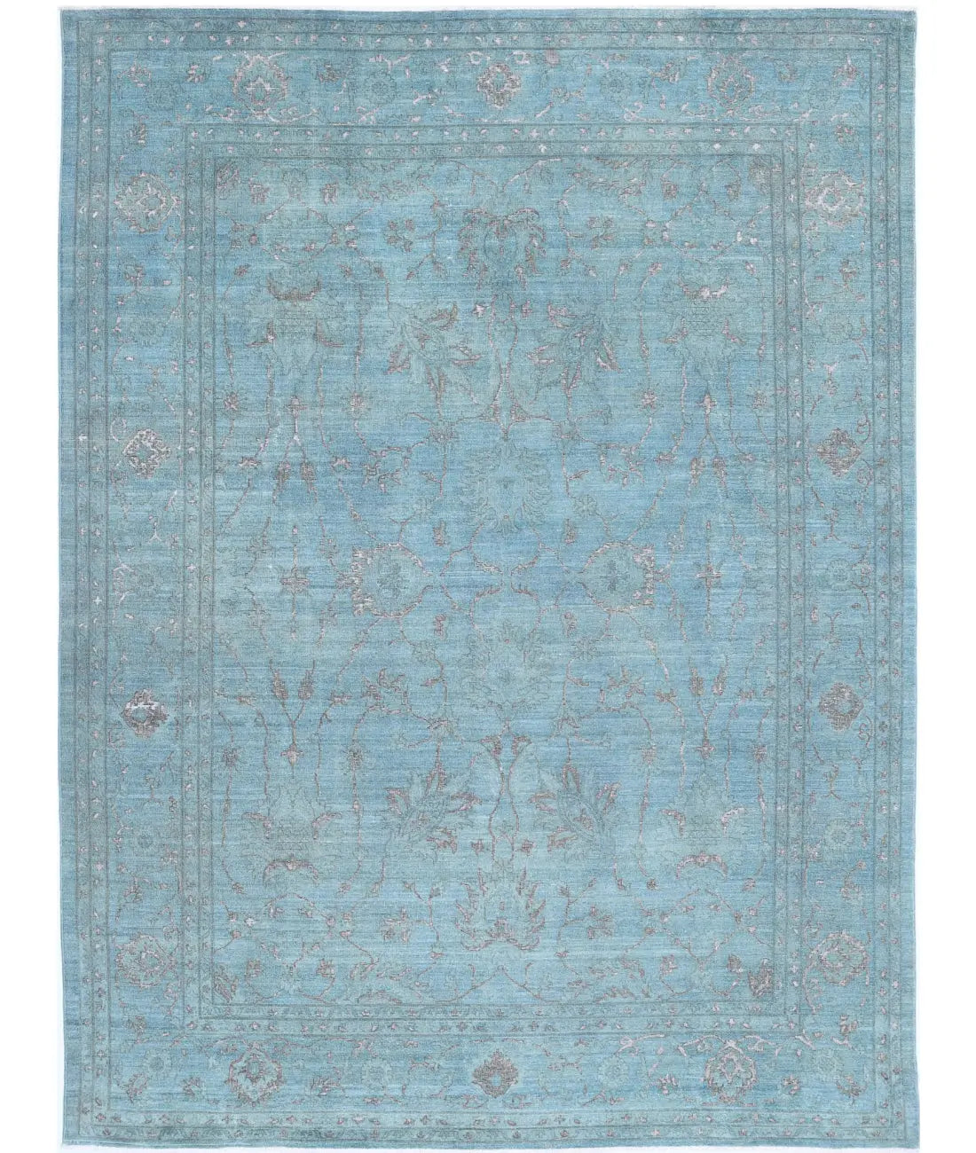 Hand Knotted Onyx Wool Rug - 8&#39;10&#39;&#39; x 11&#39;10&#39;&#39;