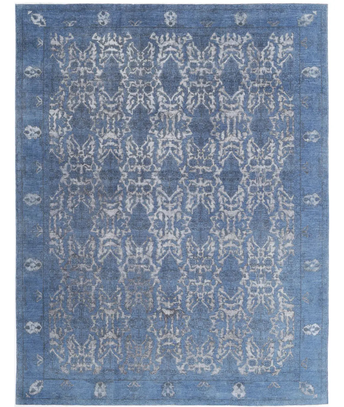 Hand Knotted Onyx Wool Rug - 8&#39;10&#39;&#39; x 11&#39;4&#39;&#39; - Arteverk Rugs Area rug