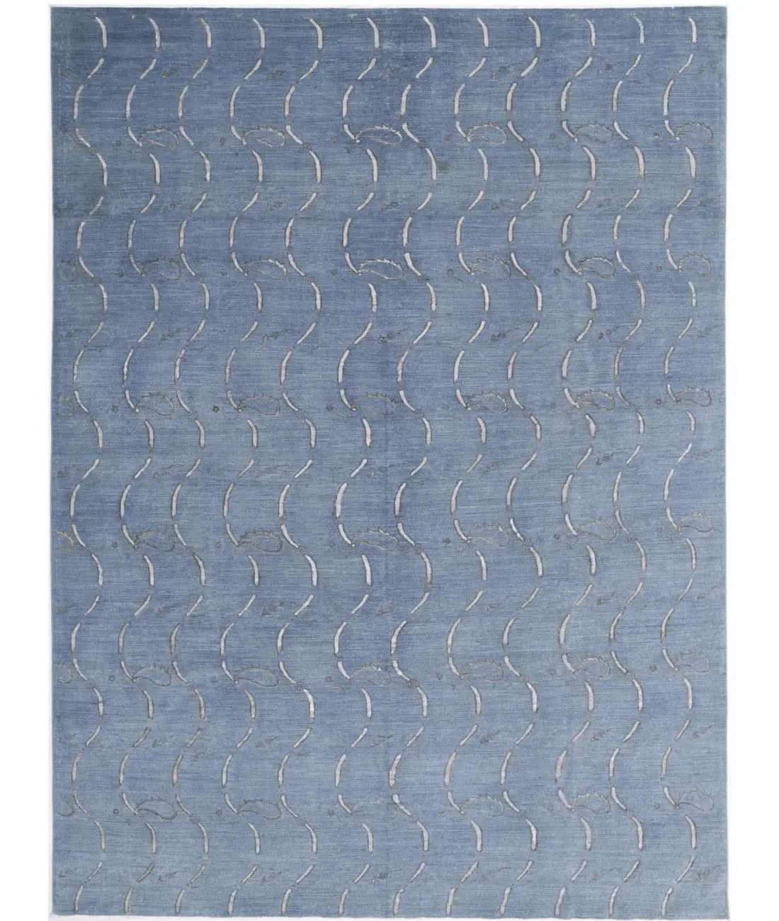 Hand Knotted Onyx Wool Rug - 8&#39;7&#39;&#39; x 11&#39;9&#39;&#39; - Arteverk Rugs Area rug