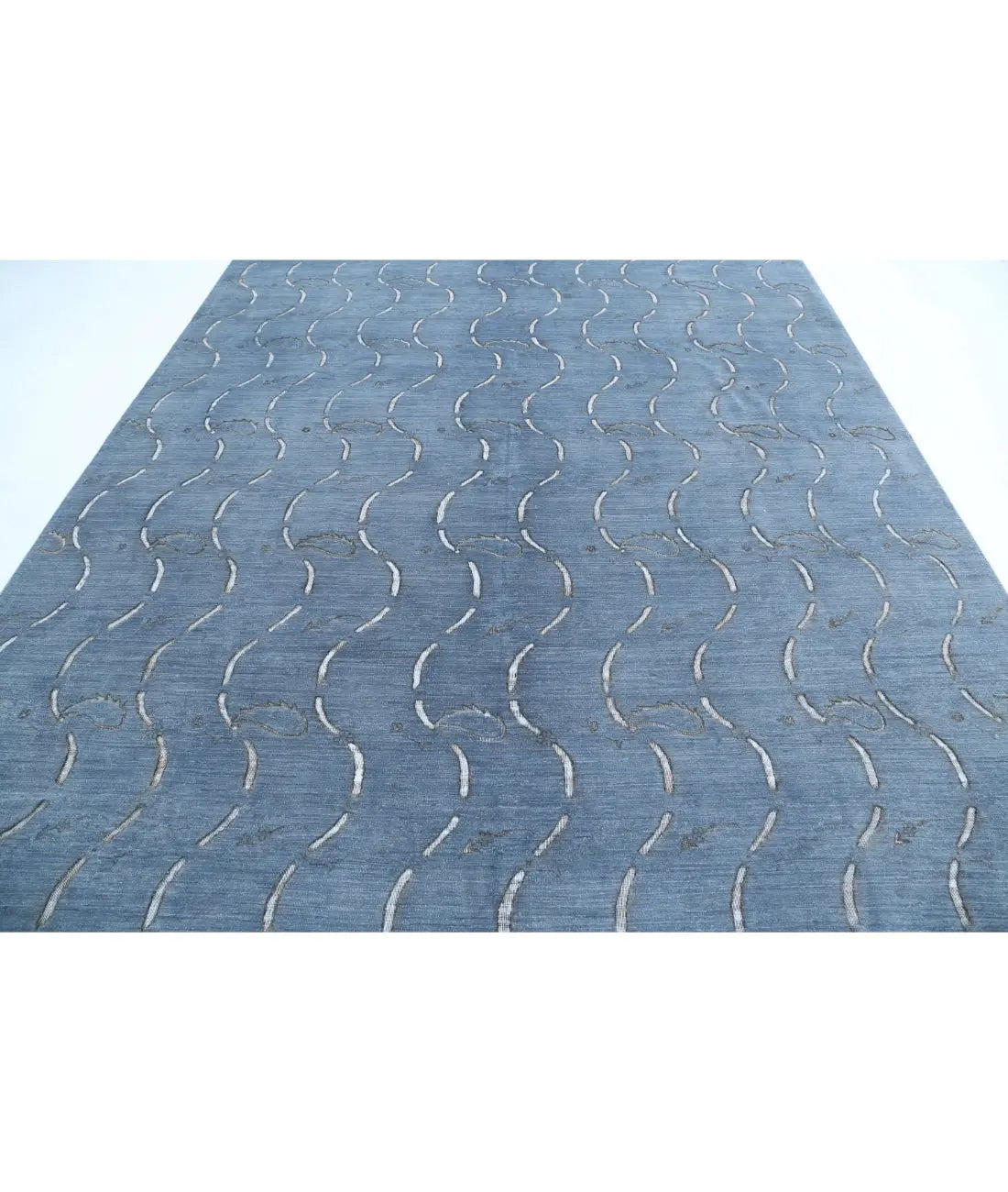 Hand Knotted Onyx Wool Rug - 8'7'' x 11'9'' - Arteverk Rugs Area rug