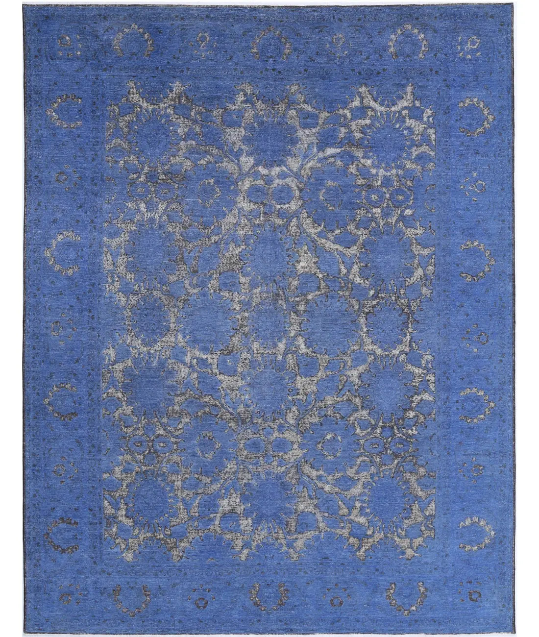 Hand Knotted Onyx Wool Rug - 8&#39;8&#39;&#39; x 11&#39;3&#39;&#39;