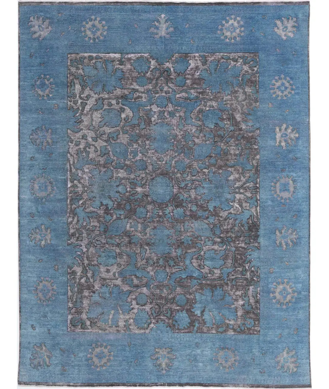 Hand Knotted Onyx Wool Rug - 8&#39;9&#39;&#39; x 11&#39;7&#39;&#39; - Arteverk Rugs Area rug