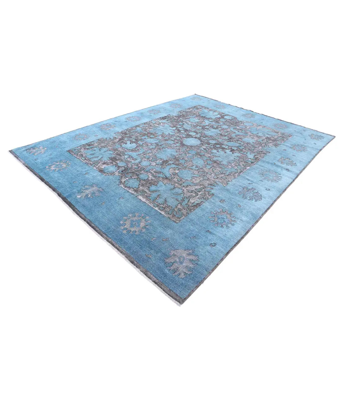 Hand Knotted Onyx Wool Rug - 8'9'' x 11'7'' - Arteverk Rugs Area rug