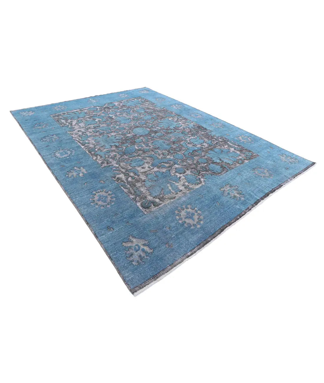 Hand Knotted Onyx Wool Rug - 8'9'' x 11'7'' - Arteverk Rugs Area rug