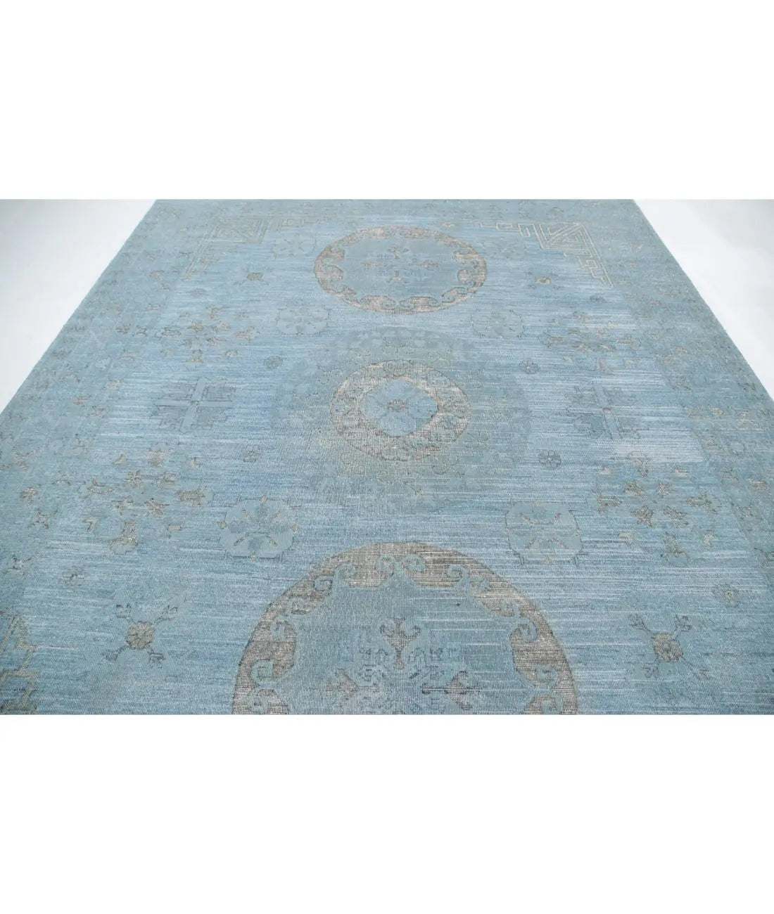 Hand Knotted Onyx Wool Rug - 8'9'' x 11'9''