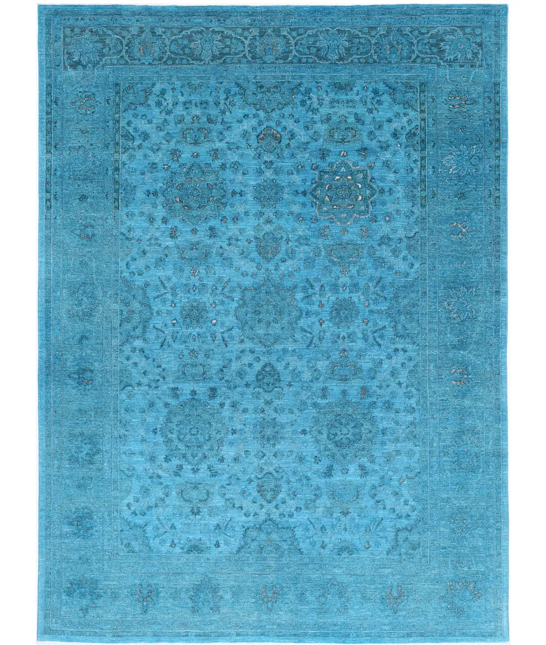 Tapis en laine d'onyx noué à la main - 8'9'' x 12'1''