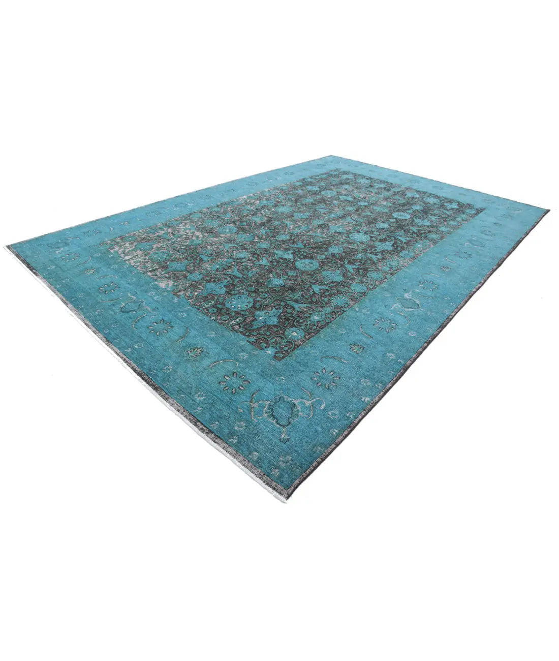 Hand Knotted Onyx Wool Rug - 9'11'' x 14'10''