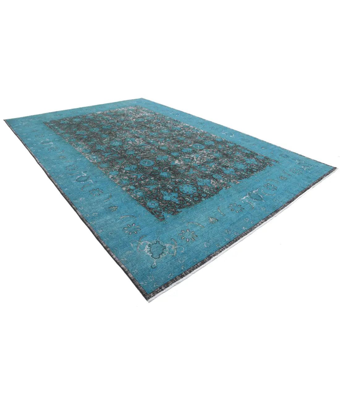 Hand Knotted Onyx Wool Rug - 9'11'' x 14'10''