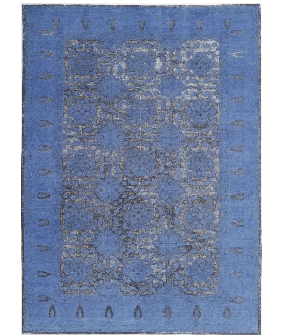 Hand Knotted Onyx Wool Rug - 9&#39;6&#39;&#39; x 13&#39;6&#39;&#39;