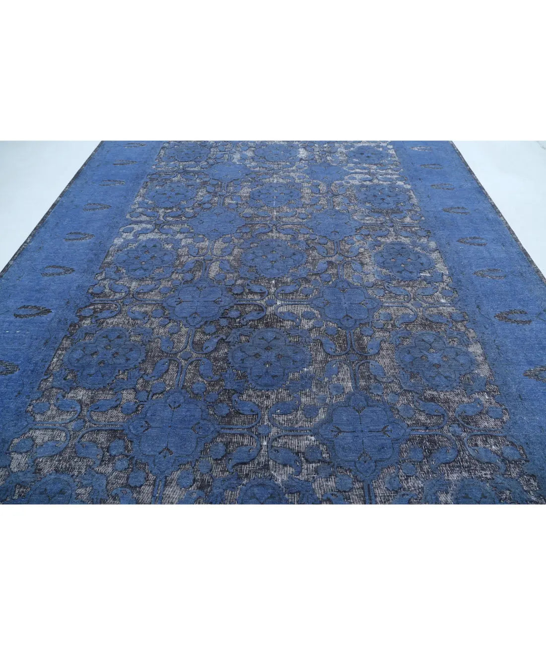 Hand Knotted Onyx Wool Rug - 9'6'' x 13'6''