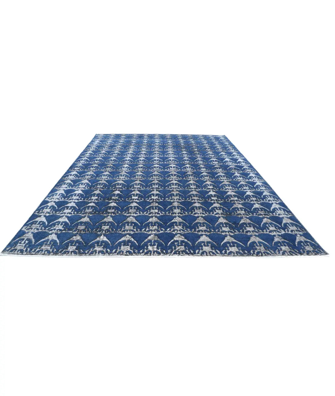 Hand Knotted Onyx Wool Rug - 9'7'' x 13'0'' - Arteverk Rugs Area rug